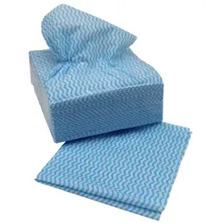 Einwegtuch Wipe Away Cotonette blau 38x60cm 50 Stück Universelle Reinigungstücher farbcodiert, HACCP-geprüft