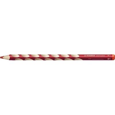 STABILO Ergonomischer Dreikant-Buntstift EASYcolors, für Rechtshänder, rot