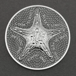 Silbermünze 1oz "Silver Star" 2022 (Cook Islands)