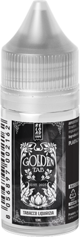 Reload Vape Tabacco Liquirizia Golden Tab Aroma Mini Shot 10ml
