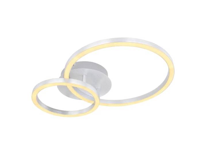LED Deckenlampe Deckenleuchte Wohnzimmerlampe 950 Lumen Weiß Aluminium H 7 cm