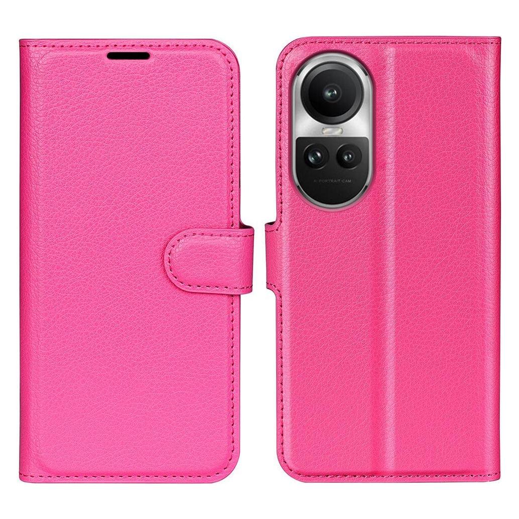 Cover-Discount Oppo Reno10 / 10 Pro - Leder Etui Hülle pink (OPPO Reno 10, Oppo Reno 10 Pro) (660150691G)