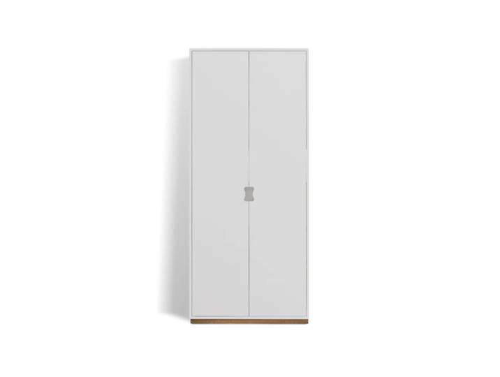 Asplund Snö F Hochschrank White, Eichensockel, H.42 cm, geschlossene Türen