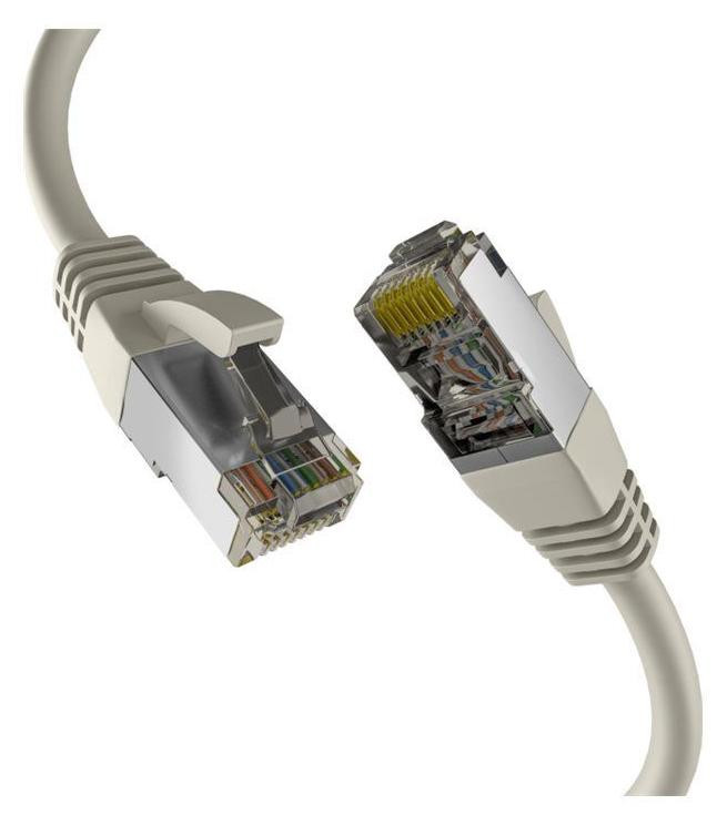EFB Cat8.1 RJ45 Patchkabel S/FTP Grau 1m