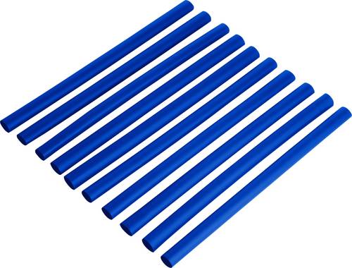 DSG Canusa 2810032502CO Schrumpfschlauchsortiment Blau 3.20mm 1.60mm Schrumpfrate:2:1 10St.