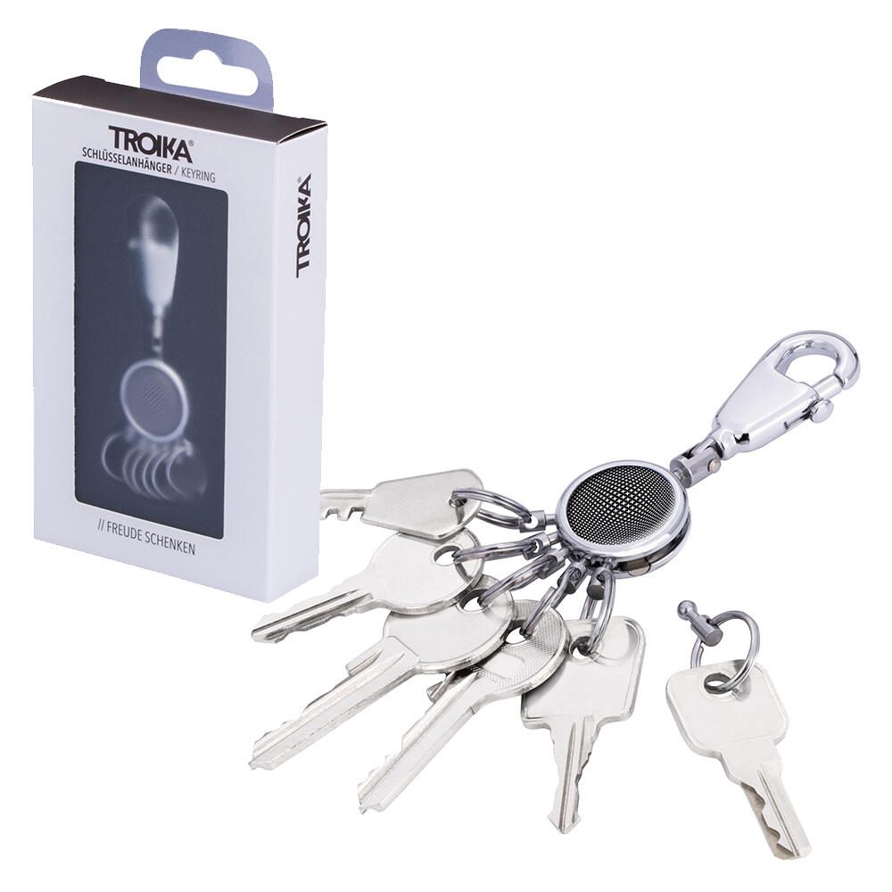 TROIKA® Schlüsselanhänger BLACK VISION #KYR01-A161