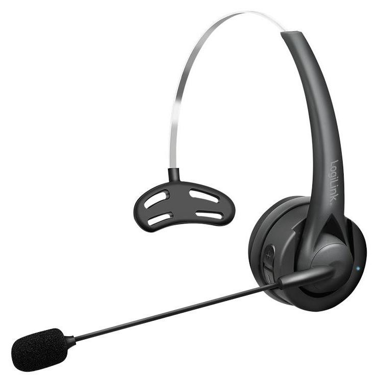 LogiLink BT0075 Over-ear hoofdtelefoon, Bluetooth, zwart