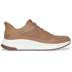 Skechers für Herren. 118423 Turnschuhe Bobs Squad 4 braun (42), Wohnung, Schnürsenkel, Lässig