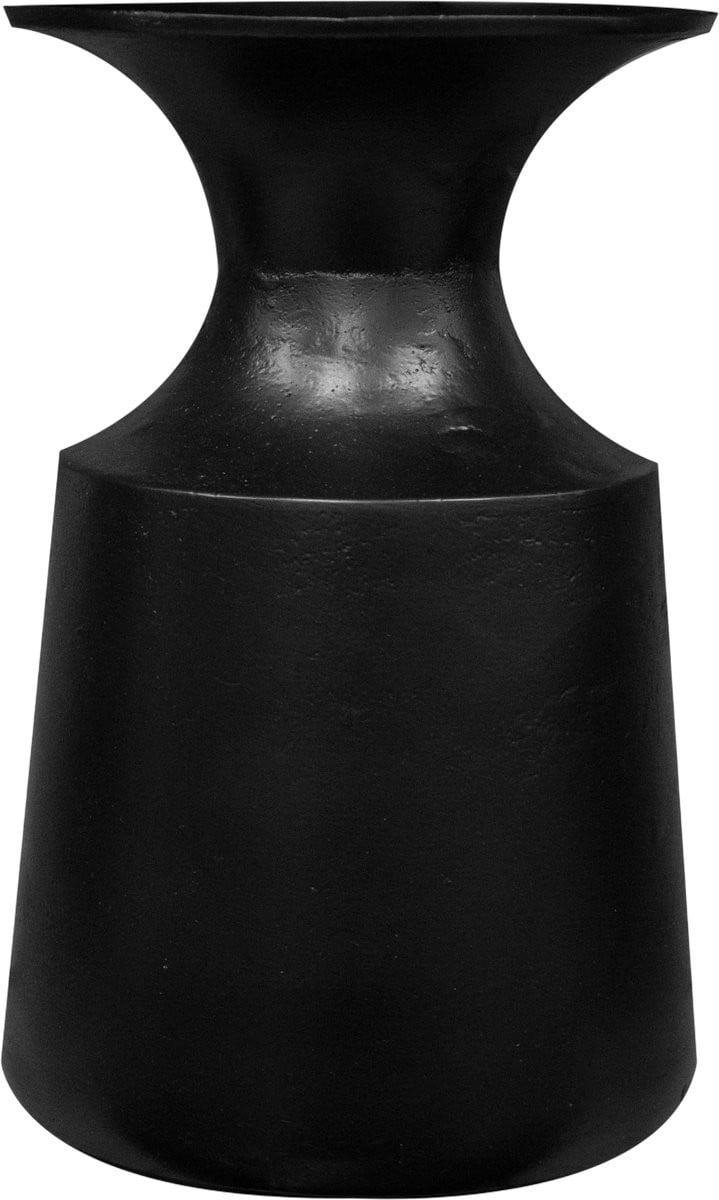 Diga Colmore Vaas ALU RAW/MATT BLACK H 31 cm, B 20 cm, D 20 cm