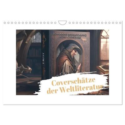 Coverschätze der Weltliteratur (Wandkalender 2027 DIN A4 quer), CALVENDO Monatskalender