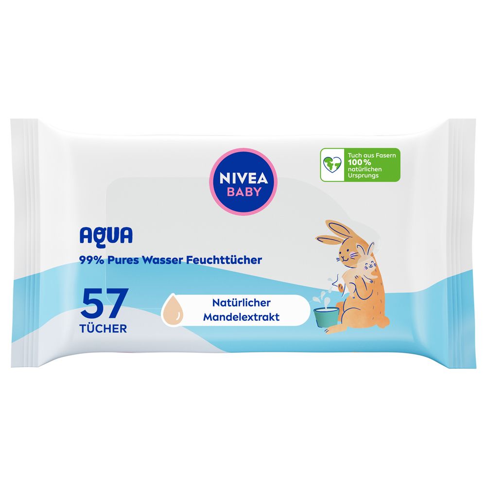 Nivea Baby Aqua Feuchttücher 57 St Tücher