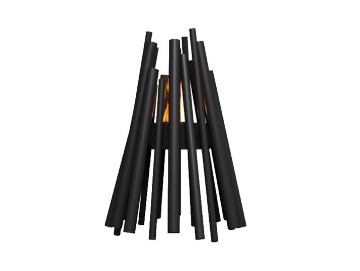 Bio-Ethanol Feuerstelle „Stix“ Schwarz EcoSmart Fire