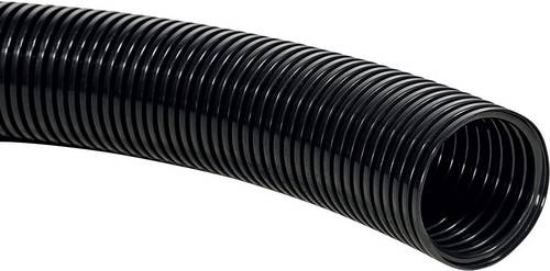 HellermannTyton 166-11900 HG-PP10 Wellrohr Schwarz 6.30mm Meterware