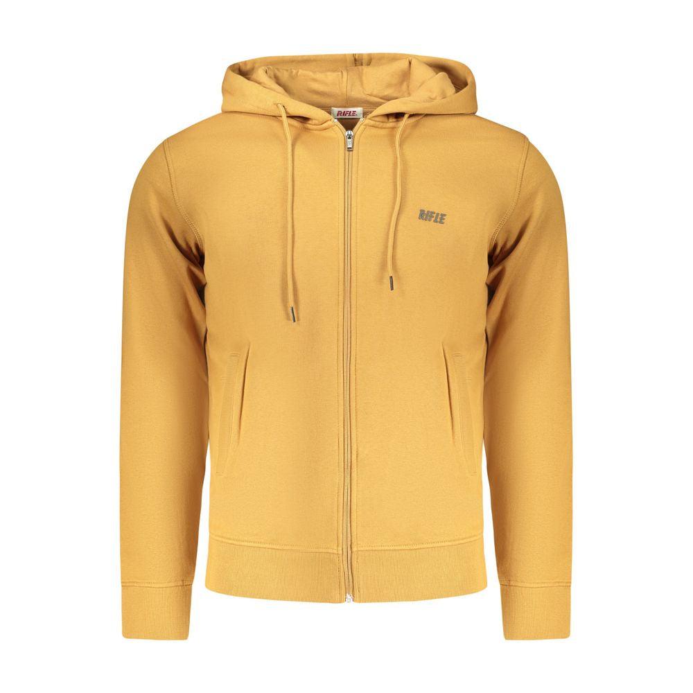 Rifle Marrone Katoenen Heren Sweater