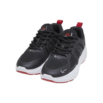 Sneaker KARL KANI "Karl Kani Karl Kani Runner LM", Herren, Gr. 44,5, schwarz (schwarz, weiß, rot), Synthetik, Schuhe Sneaker