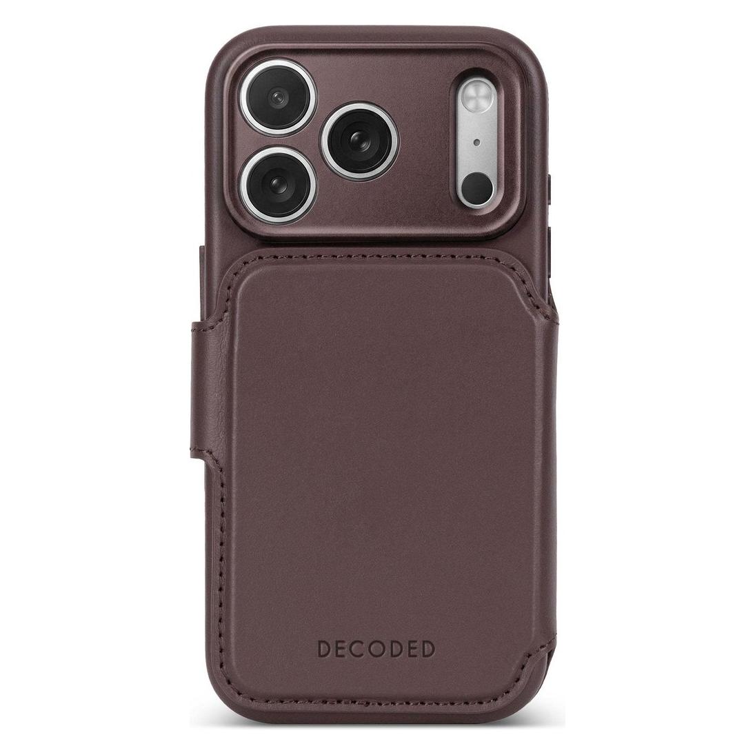 Decoded Leather Detachable Wallet for iPhone 18 Pro Max Chocolat Brown (Apple iPhone 18 Pro Max) (D27IPO18PMDW5CHB)