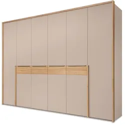 Musterring Kleiderschrank Jörn 300 x 222 cm Lack Beige Champagner