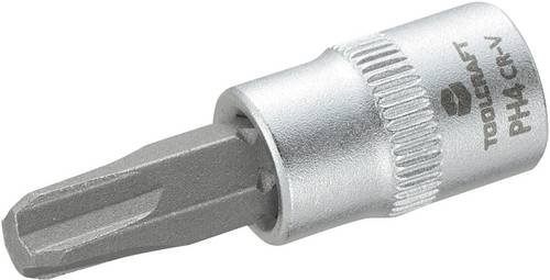 TOOLCRAFT 816055 Kreuzschlitz Phillips Steckschlüssel-Bit-Einsatz PH 4 1/4" (6.3 mm)