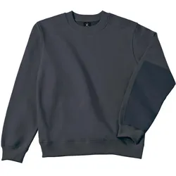 B&C Herren Workwear Sweater Sweatshirt WUC20 dark grey (solid) S