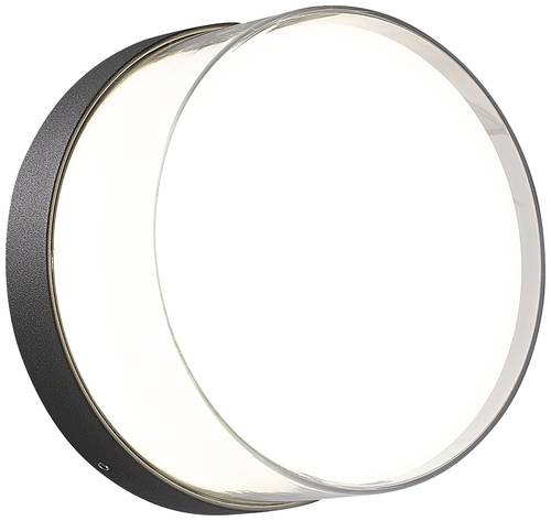 Heitronic Quadrula 501326 Wandleuchte, Deckenleuchte 10W LED Anthrazit