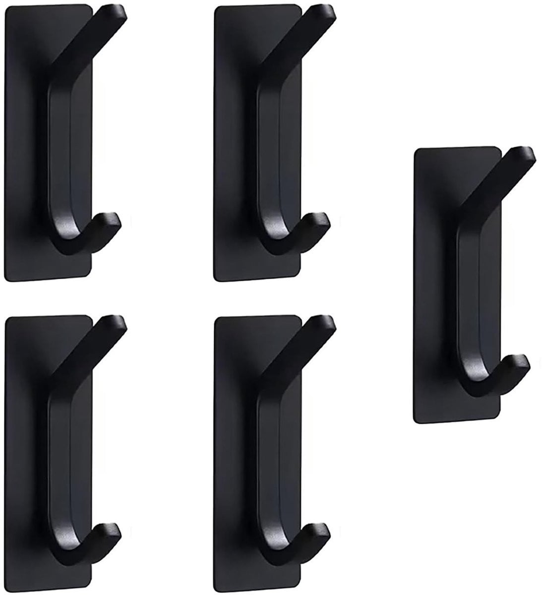 Elzusha Zelfklevende RVS Wandhaken Set van 5