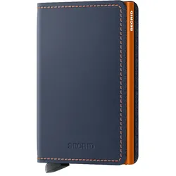 SECRID - SLIMWALLET - MATTE - nightblue & orange