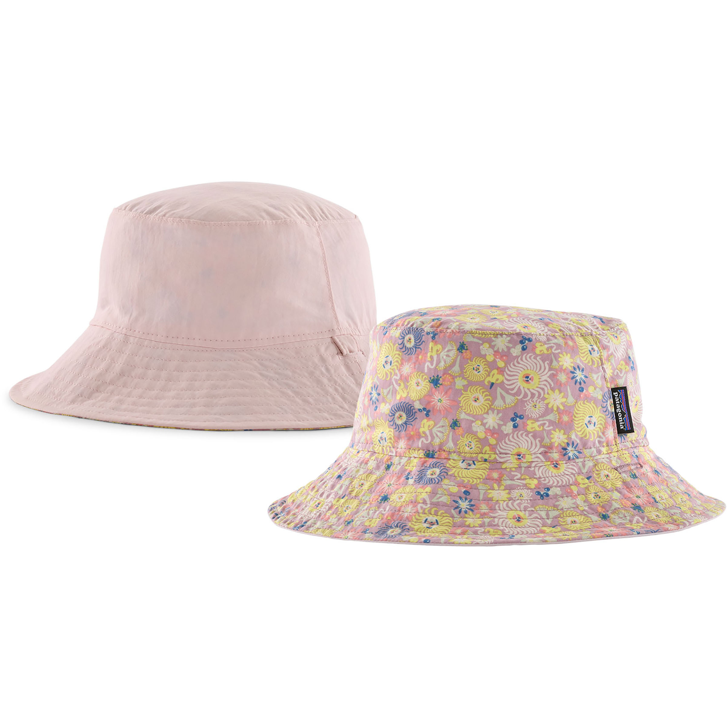 Patagonia Baby Sun Bucket Hut Kinder Hüte rosa Größe 68 Lifestyle Wasserabweisend Wasserabweisend