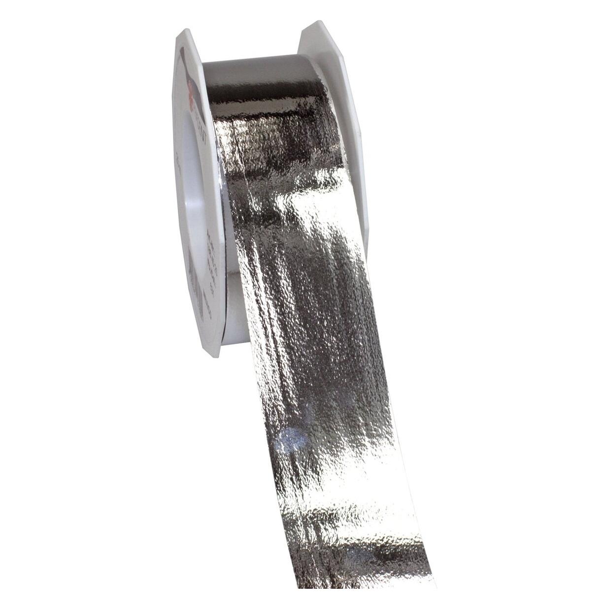 Präsent Ringelband Metallic silber (188 40 25 - 631)