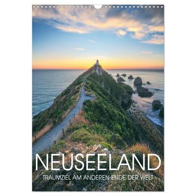 NEUSEELAND - TRAUMZIEL AM ANDEREN ENDE DER WELT (Wandkalender 2026 DIN A3 hoch), CALVENDO Monatskalender