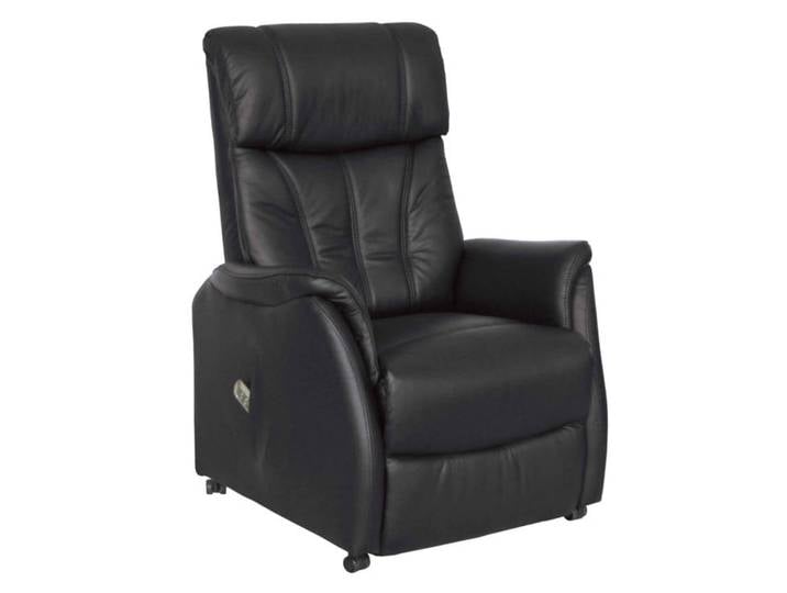 Cantus Fernsehsessel PORTLAND, schwarz, Leder