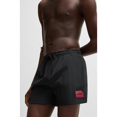 Badeshorts HUGO UNDERWEAR "DOMINICA", Herren, Gr. XL (54), N-Gr, schwarz, Web, Obermaterial: 100% Polyacryl, Badehosen Badeshorts