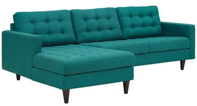 Modway Empress Left-Facing Upholstered Sectional Sofa