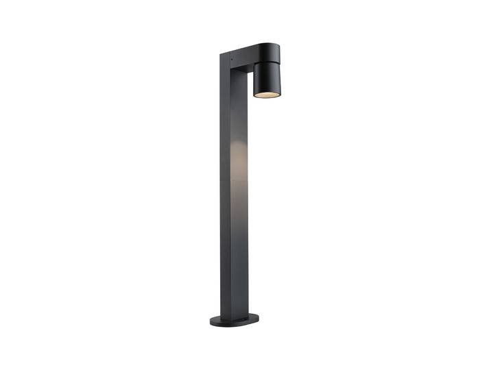LED Pollerleuchte PAULMANN Kimu IP44 822mm 3000K 8W 500lm 230V 70 Anthrazit Aluminium , grau (anthrazit), H:82,2cm T:23,4cm Ø:8cm, Leuchten, LED Pollerleuchte