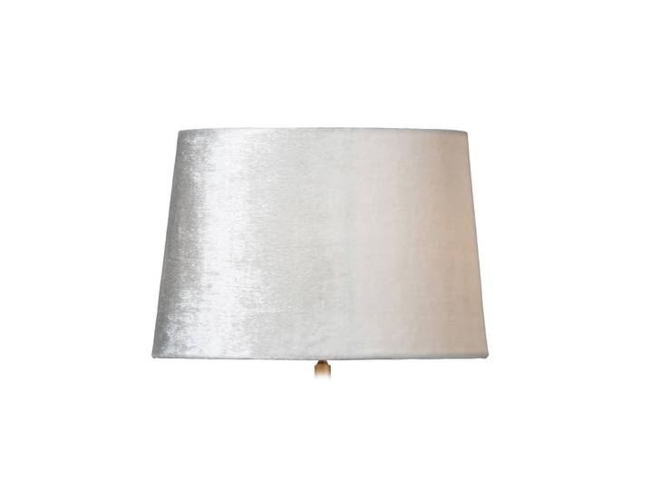 Lola Lampenschirm, creme, Ø 33 cm, Samt - Watt & Veke - Design - Stoff / Textil
