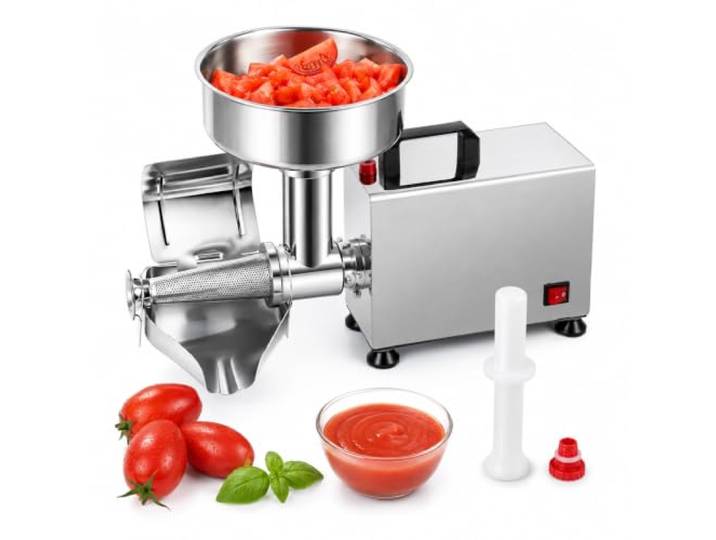 Elektrische Tomatenpresse, 450 W, bis zu 50 kg Marmelade pro Stunde, große Küchenmaschine für Tomatensauce, Beeren und andere Zutaten