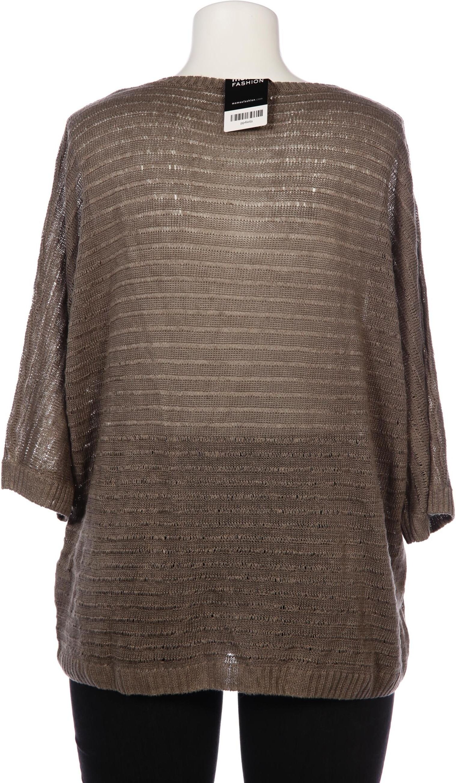 darling harbour Damen Pullover, Braun, Gr. XL, Leinen - Second Hand