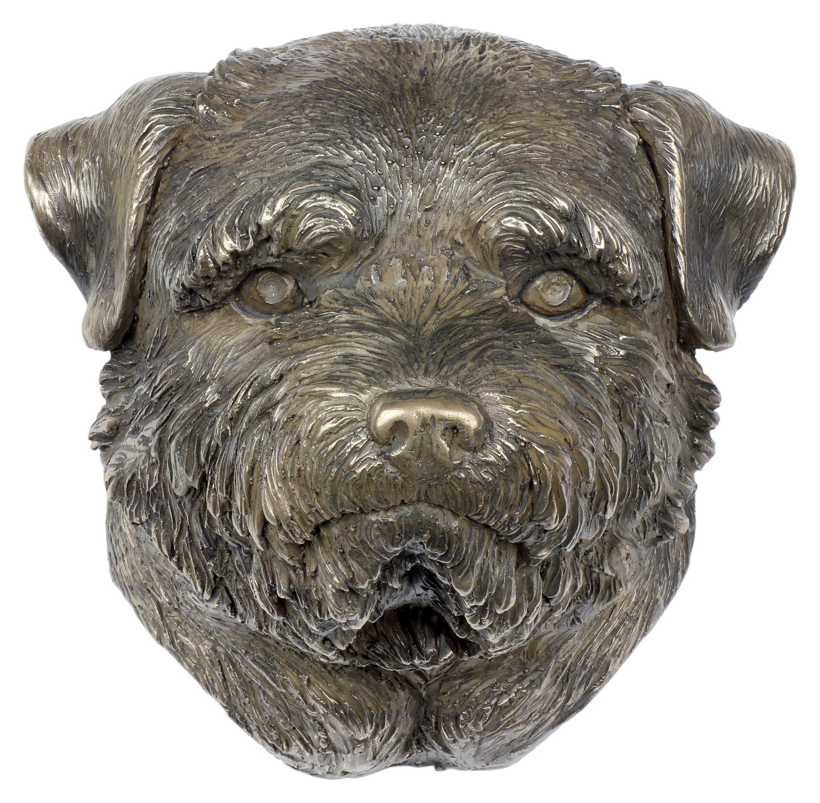 Art-Dog Norfolk Terriër I Hondenbeeldje - Hangende buste voor wanddecoratie