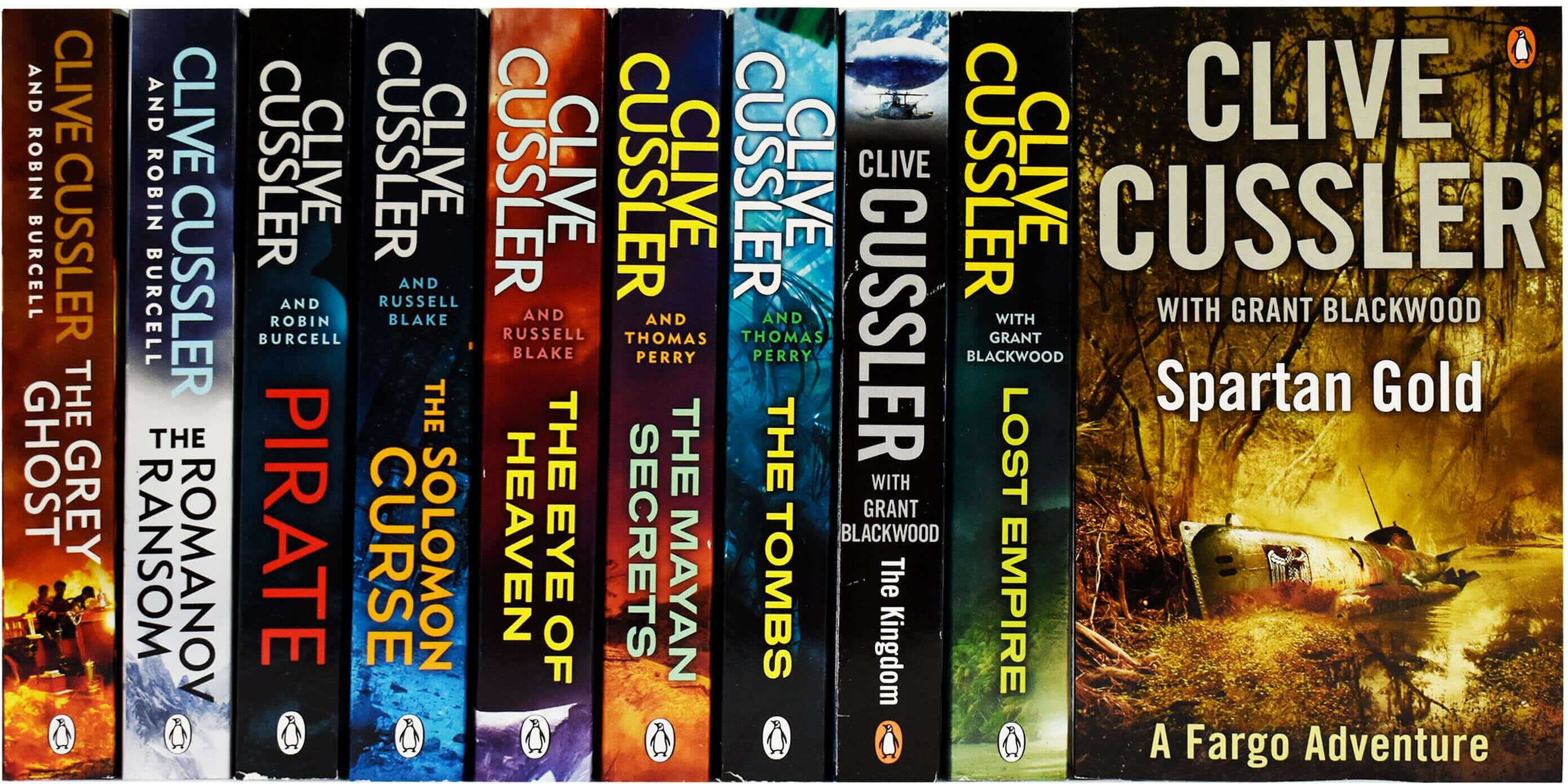 A Sam and Remi Fargo Adventure by Clive Cussler & Grant Blackwood 10 Books Collection Set - Fiction - Paperback Penguin Random House