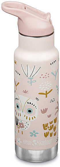 KLEAN KANTEEN Kinder Trinkflasche Classic 355ml Flip Sport Cap isolierend rosa B