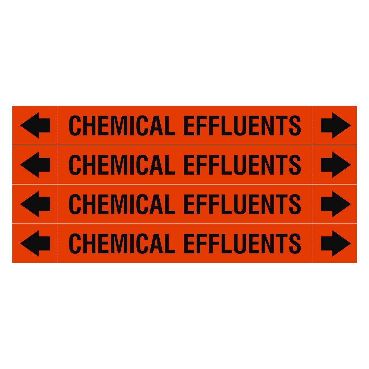 Brady ASME - Rohrmarkierer - Chemical Effluents (312834)