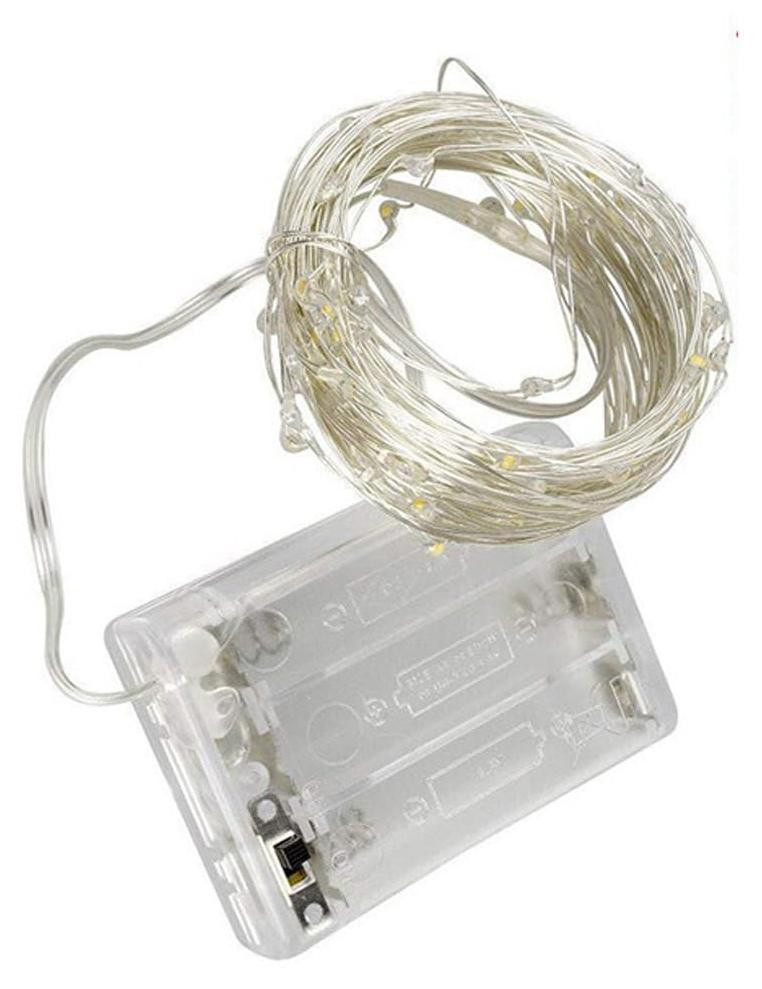 Dripio LED-lichtslingering RGBY, 3 meter, op batterijen
