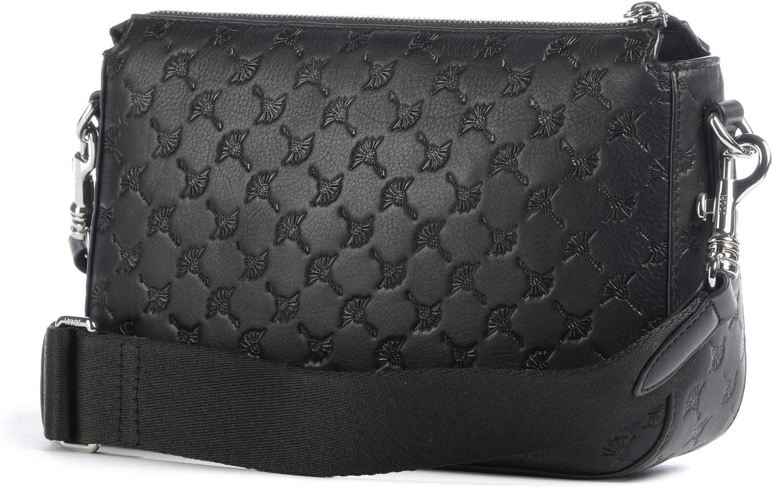 JOOP! Leggero Stampa Jasmina Schultertasche aus Leder, schwarz
