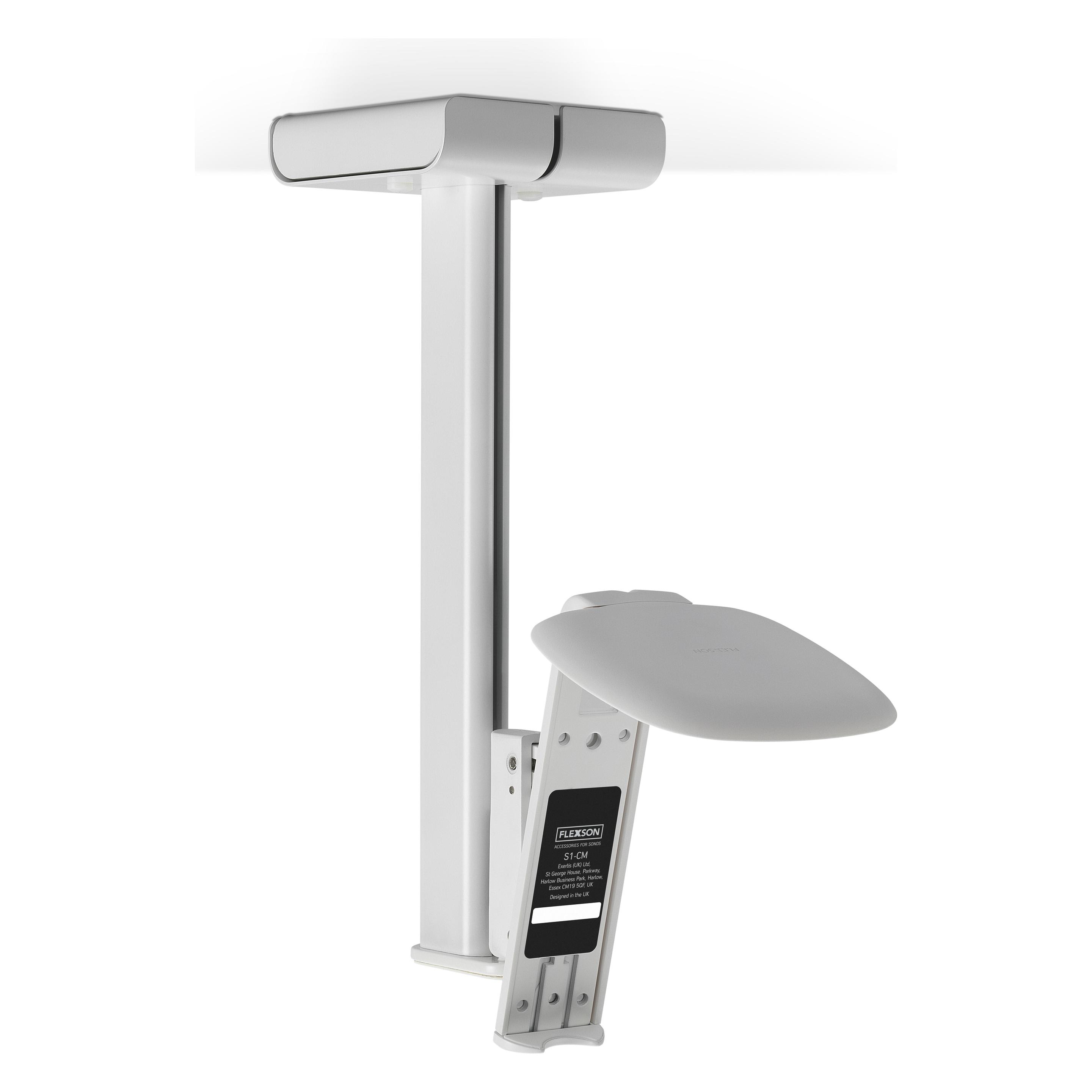 Flexson Ceiling Mount for Sonos One & PLAY:1 (1 Stk., Wandmontage, Neigbar, Schwenkbar) (flxs1cm1011)