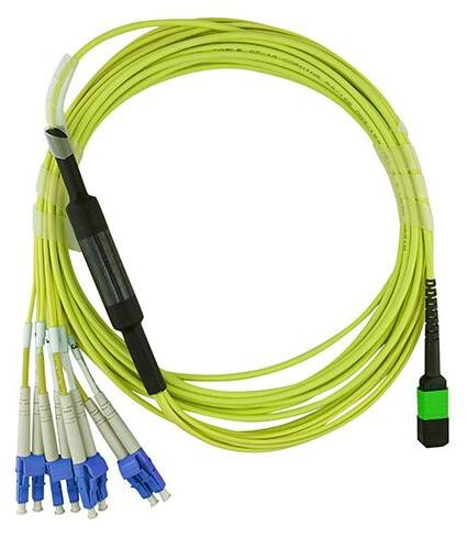 BlueOptics MPO naar 4x LC Glasvezelkabel LC/APC G.657.A1, 7,5 meter