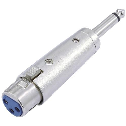 Omnitronic Audio Adapter XLR vrouw naar 6.3mm mono jack man