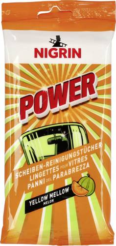 NIGRIN 753459:POWER Scheiben-Reinigungstücher Yellow Mellow Melon 1St.