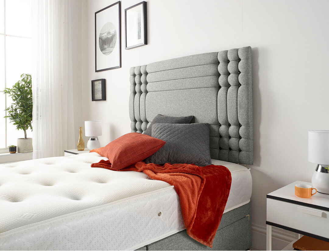 Ebern Designs Dennishia Bed with Mattress Natural Double (4'6)