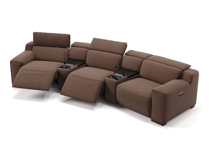 Stoff Kino Sofa LORETO Relax Couch