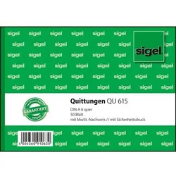 Sigel Quittung QU615 DIN A6