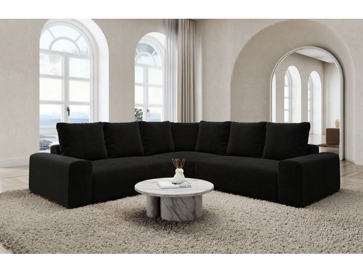 Couch Gomera L-Form in Stoff